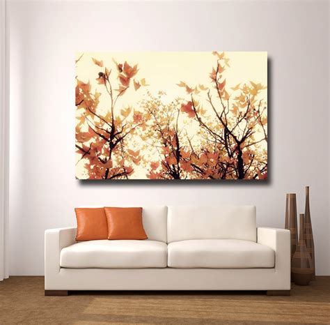 Large Orange Wall Art Canvas Gallery Wrap by AmyTylerPhotography