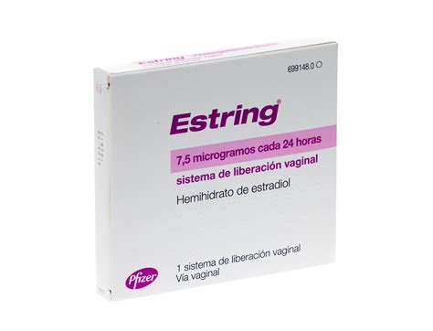 Estring 7,5 Microgramos/24 H 1 Anillo Vaginal - Farmacéuticos