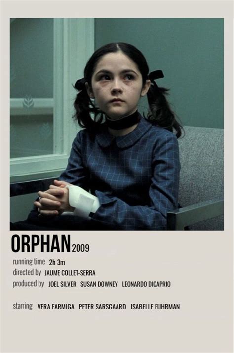 orphan | Indie movie posters, Orphan movie, Movie posters minimalist