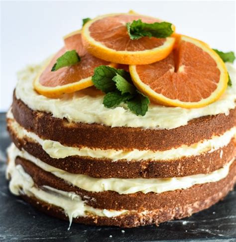 Cara Cara Orange Layer Cake with Citrus Cream Cheese Frosting - Beer ...