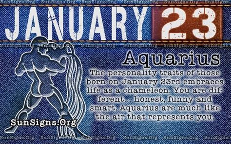 January 23 - Aquarius Birthday Horoscope Personality Traits | Sun Signs