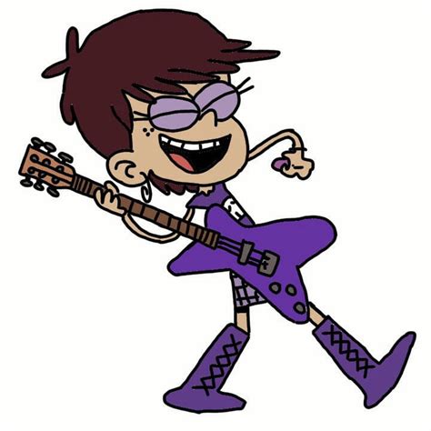 Luna Loud rocking on her guitar by LunaLoudFan20 on DeviantArt