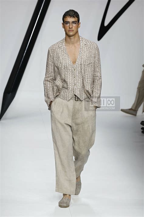 Giorgio Armani Fashion show, Runway, Menswear, Spring Summer 2024 ...