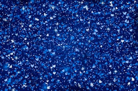 Free Vector | Realistic navy blue glitter background