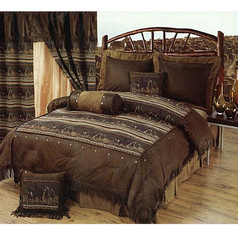 southwestern bedding and comforters | Mustang Horses Southwestern Style ...