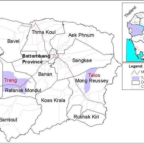 Map of Study Site, Battambang Province | Download Scientific Diagram