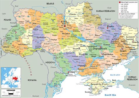 The Map Of Ukraine - Kalli Marilyn