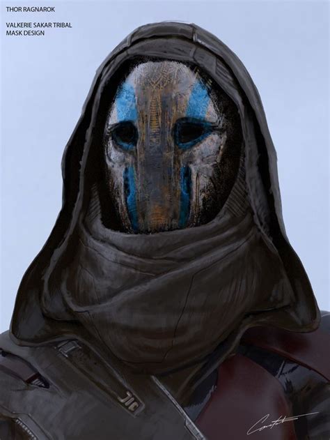 Sakaar tribal mask | Character art, Character design inspiration ...