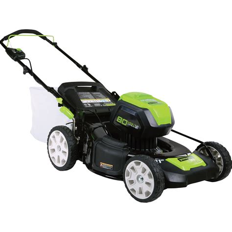 Greenworks Pro 80V Brushless Cordless Lawn Mower — 21in. Deck, Model ...