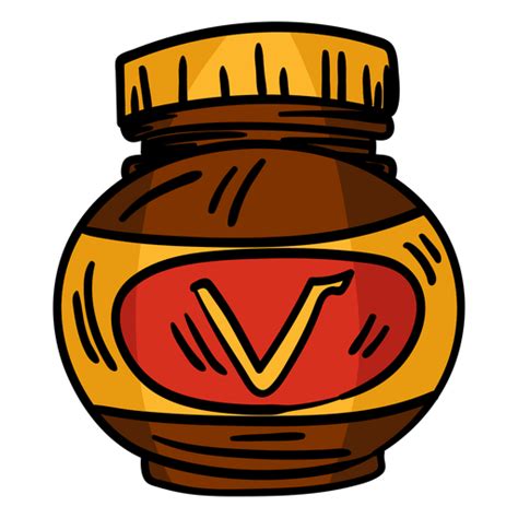 Vegemite jar hand drawn - Transparent PNG & SVG vector file