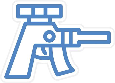 Sniper Rifle Vector Icon Style 23312838 Vector Art at Vecteezy