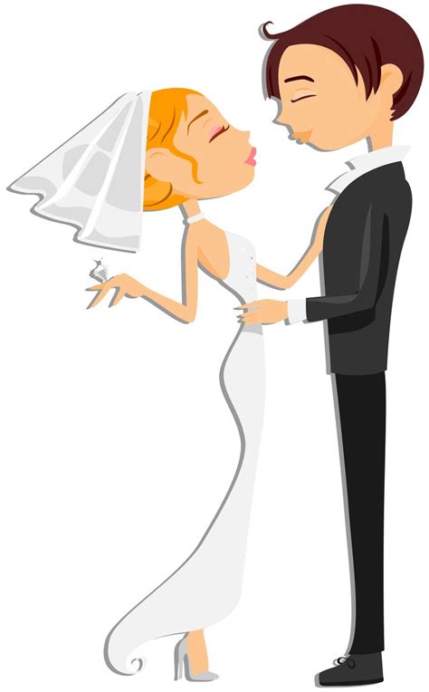 funny wedding couple cartoon - Clip Art Library