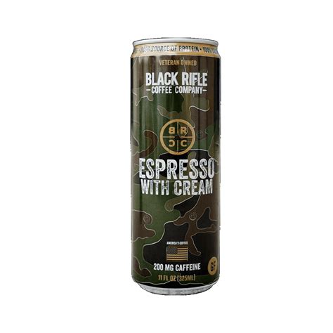 Black Rifle Coffee Espresso with Cream, 11 fl oz [Pack of 12] - Walmart.com