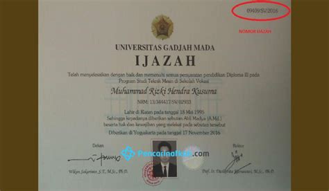 Cara Melihat Letak Nomor Ijazah S1 dan D3, Begini Cara Bacanya Dengan ...