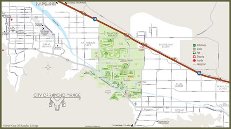 Map of Rancho Mirage - Rancho Mirage Chamber Of Commerce