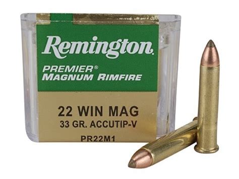 Remington Premier Ammo 22 Winchester Mag Rimfire (WMR) 33 Grain