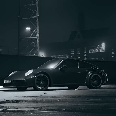 Porsche 911 at Night in Tokyo 4k · Creative Fabrica