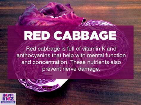 Benefits of colorful fruits and veggies #day 12: Red Cabbage # ...