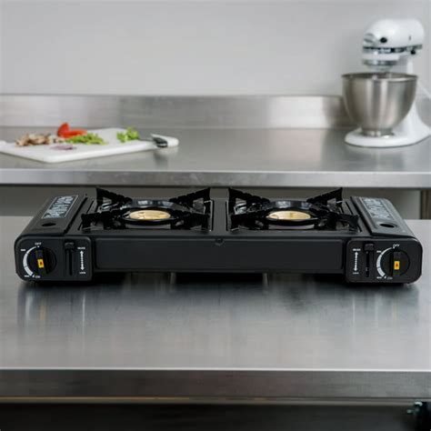 2-Burner High Performance Butane Countertop Range / Portable Stove with ...