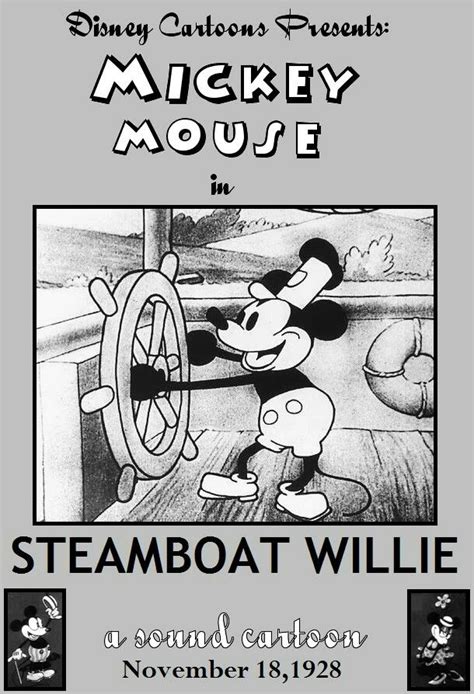 Mickey Mouse Steamboat Willie 1928 | Mickey mouse memes, Steamboat ...