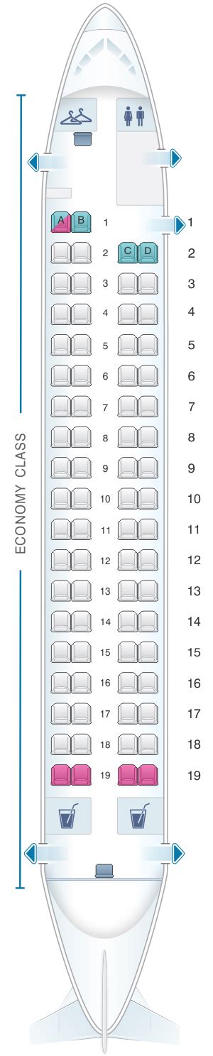 Seat Map Qantas Airways Bombardier Dash 8 Q400 | SeatMaestro