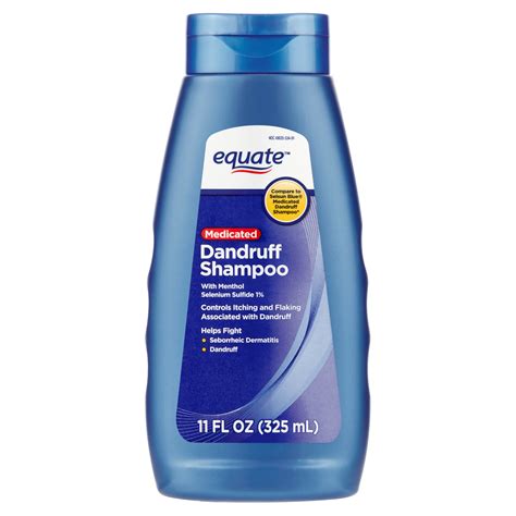 Equate Medicated Dandruff Shampoo with Selenium Sulfide 1%, 11 fl oz ...