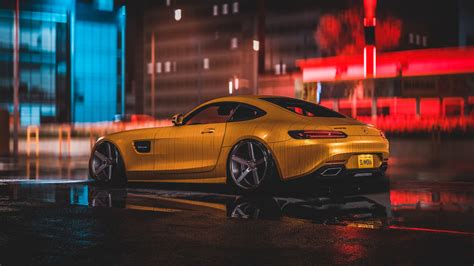 Mercedes Amg Yellow 4k Wallpaper,HD Cars Wallpapers,4k Wallpapers ...