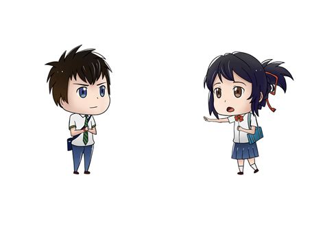 Taki and Mitsuha by icednekopunch on DeviantArt