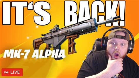 LIVE - FORTNITE | THE MK7 HAS RETURNED! - YouTube