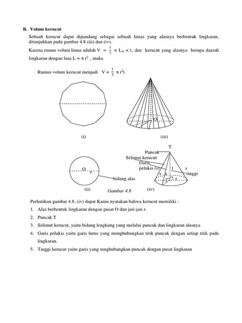 Volume Kerucut | PDF