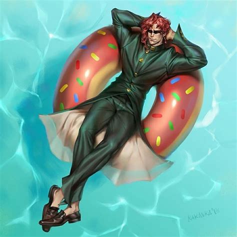 Pool Donut Kakyoin || Lucy (@rakavka) || Stardust Crusaders | Anime, Kỳ ...