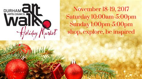 Shop the Durham Art Walk Holiday Market 2017