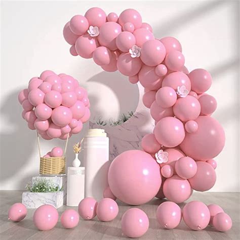 Pink Balloons Latex Balloons Pink Party Decoration Supplies Balloon ...