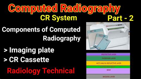 Computed Radiography # part -2 # Components of CR # imaging plate & CR ...