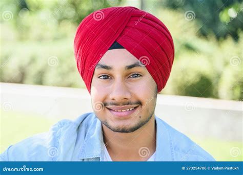 Close-up Portrait of Handsome Young Indian Man in Red Traditional ...