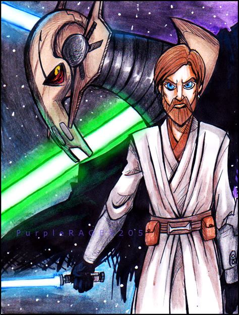 General Grievous vs Obi Wan Kenobi by PurpleRAGE9205 on DeviantArt