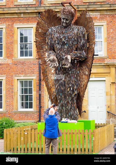 The Knife Angel sculpture by Sculptor Alfie Bradley made from over ...