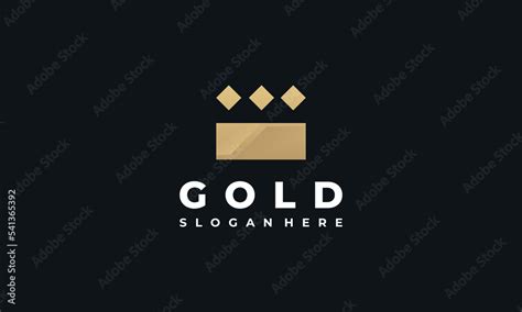 Gold Bar logo designs, Gold Shield logo template, Finance Gold logo ...