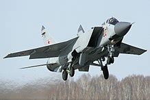 Mikoyan MiG-31 - Wikipedia