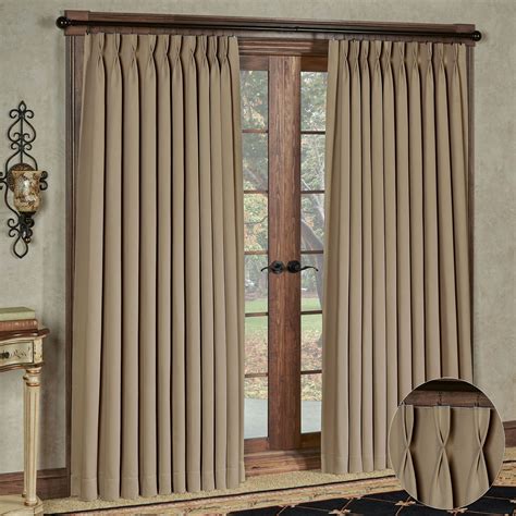 Ultimate Blackout Energy Efficient Wide Width Pinch Pleat Curtains