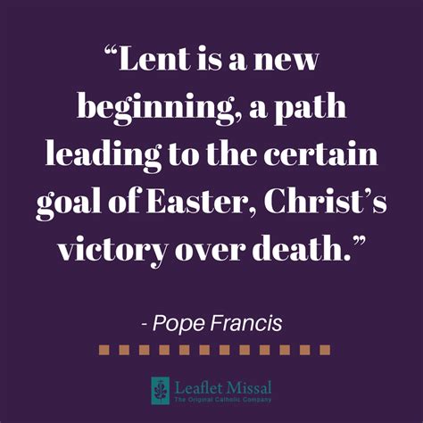 9 Inspiring Lenten Quotes & Sayings from Pope Francis | News | Leaflet ...