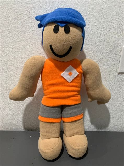 Roblox plush make your own simple noob and bacon hair only | Etsy