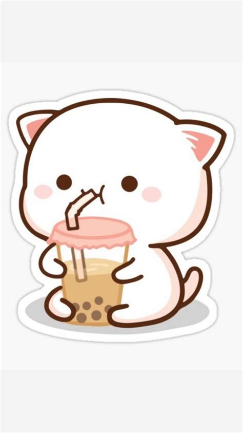 Cat Stickers | Cute doodles, Cute animal drawings kawaii, Cute anime cat