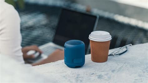 Premium Photo | Closeup wireless small speaker