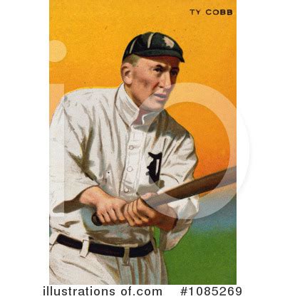 Baseball Card Clipart #1085279 - Illustration by JVPD