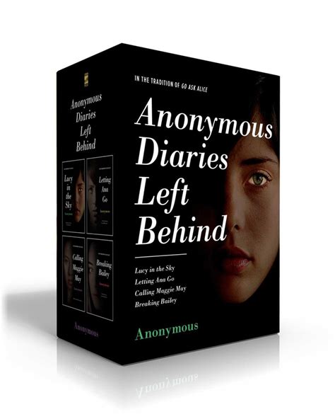 Anonymous Diaries Left Behind (Boxed Set) | Book by Anonymous ...