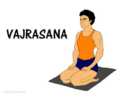 Vajrasana procedure | 101yogasan