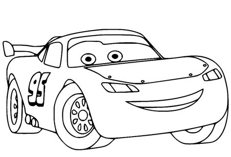 Lindo Rayo McQueen Para Colorear - Rayo McQueen Para Colorear - Páginas ...