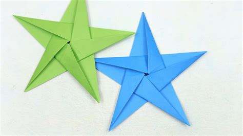 Paper Star folding - Easy Origami Star for beginners - YouTube