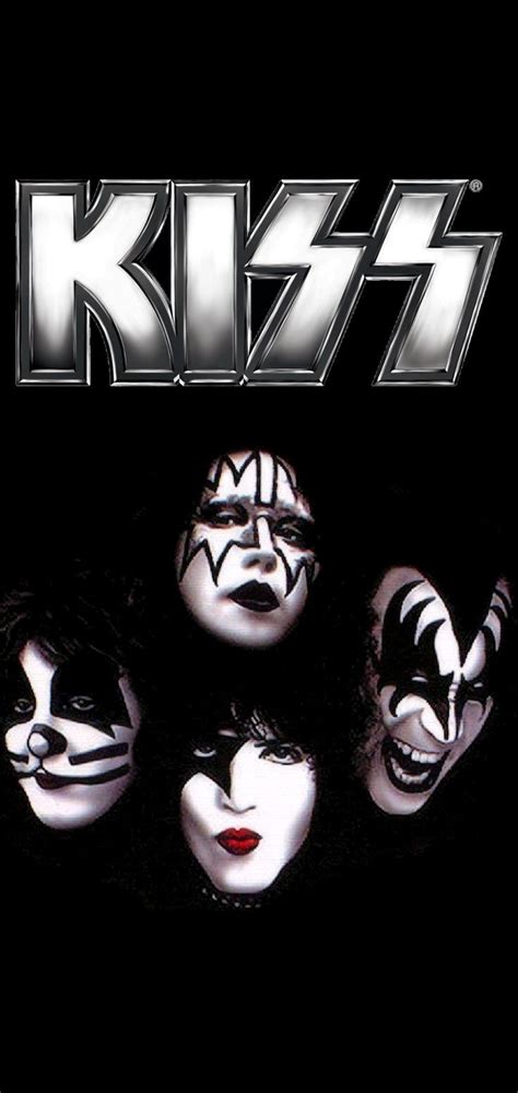 KISS Phone Wallpaper - Rock Poster Art